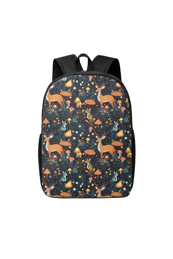 Forest Elf print Travel Backpack, Large Computer Backpack for Men Women, College School Rucksack Book Bag