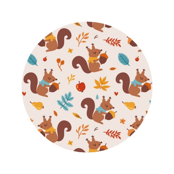 Xecao Forest Squirrel Nuts for Fridge Magnets - Fun Decorative Refrigerator Magnets, Cute and Soft for Stylish Kitchen Accents