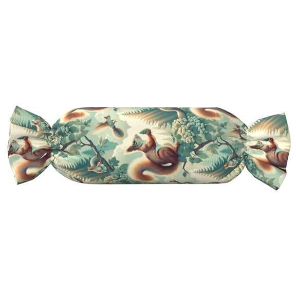 Xecao Forest squirrel surreal Print+Candy-Inspired Plush Pillow for Men Women Suitable for Beds, Sofas, Game Rooms Drawstring Closure