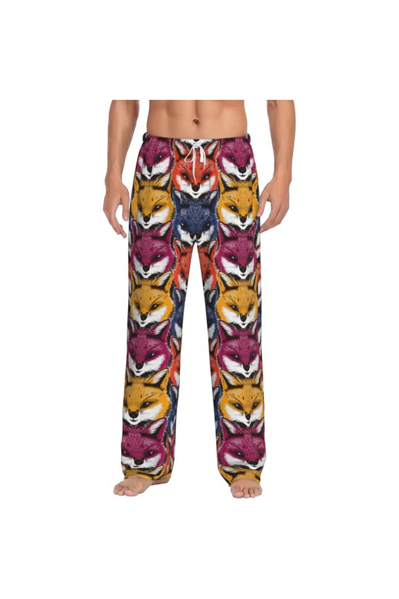 Fox Face Men's Straight Lounge Pajama Pants: The Ultimate in Comfortable Sleepwear