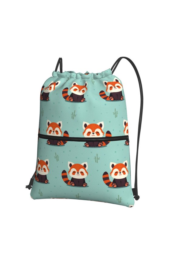 Fox for Drawstring Bags,Pull String Backpack Bags,String Bag Sackpack