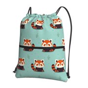 Xecao Fox for Drawstring Bags,Pull String Backpack Bags,String Bag Sackpack