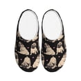 thumbnail image 1 of Xecao French Bulldog Print Cotton Slippers Fuzzy Warm Cozy Slippers Non Slip House Slippers For Indoor Outdoor Cotton Slippers House Slippers-8, 1 of 7