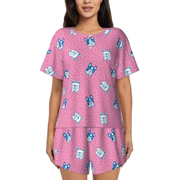 Xecao French Bulldog print Swimsuit for women, Summer-ready, sporty style.Quick-dry fabric. Many sizes & colors.