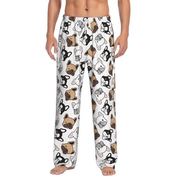 Xecao French Bulldog3 Men's Straight Lounge Pajama Pants: The Ultimate in Comfortable Sleepwear