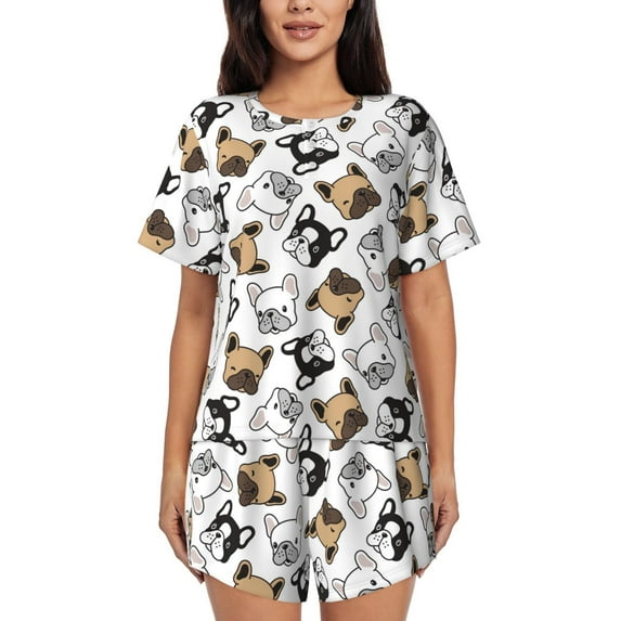 Xecao French Bulldog3 print Swimsuit for women, Summer-ready, sporty style.Quick-dry fabric. Many sizes & colors.