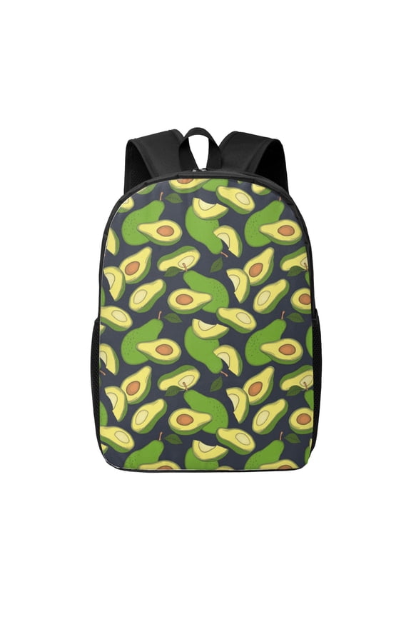 Fresh Avocado print Travel Backpack, Large Computer Backpack for Men Women, College School Rucksack Book Bag