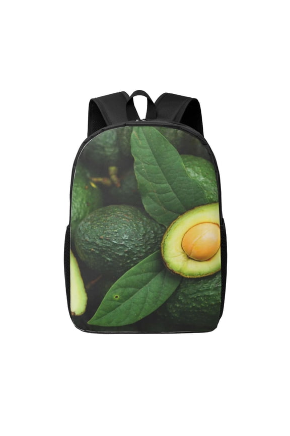 Fresh Avocados print Travel Backpack, Large Computer Backpack for Men Women, College School Rucksack Book Bag