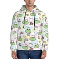 thumbnail image 1 of Xecao Frog Wear Chef Hat Pattern Men's Adult Pullover Hoodie,Hooded Sweatshirt-X-Large, 1 of 7