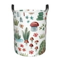 thumbnail image 1 of Xecao Frog and Forest Plants Print Laundry Hamper Basket,designed for Blanket Storage and Nursery Clothes in the Bedroom, 1 of 8