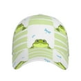 thumbnail image 1 of Xecao Frogs and Dragonflies for Baseball Cap: Unisex, crafted from classic polyester twill fabric, featuring a soft unconstructed design, 1 of 9
