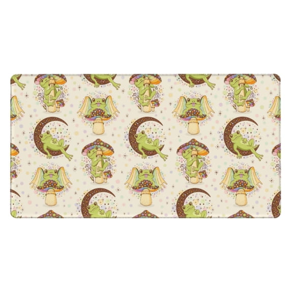 Xecao Frogs for Waterproof Mouse Pad - Extended Contour Mouse Mat, Large Gaming Mousepad Laptop Keyboard Mat with Non-Slip Rubber Base