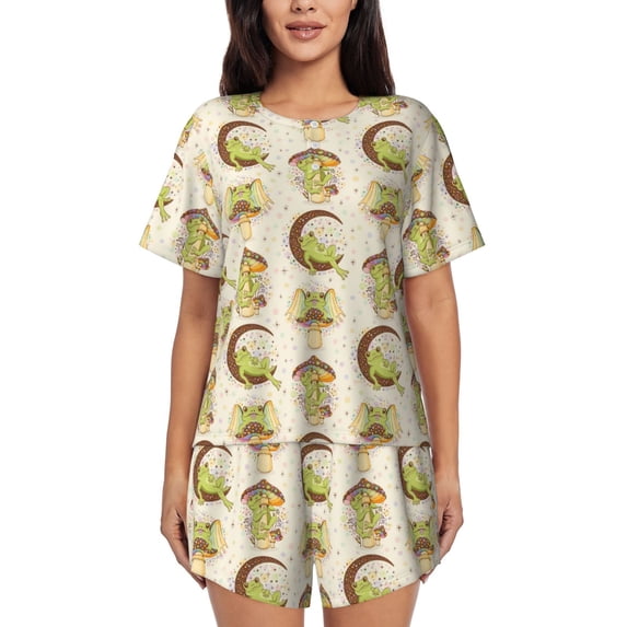 Xecao Frogs print Swimsuit for women, Summer-ready, sporty style.Quick-dry fabric. Many sizes & colors.