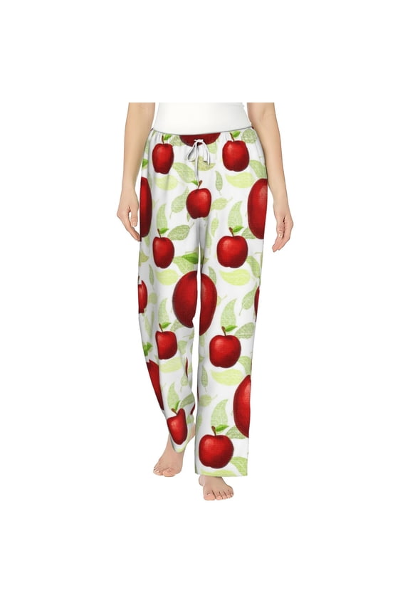 Fruit Apples Women's Straight Lounge Pajama Pants: The Epitome of Relaxed Sleepwear