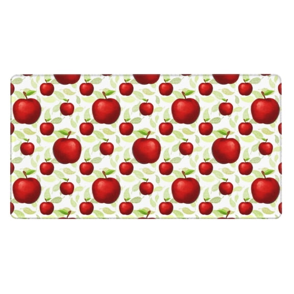 Xecao Fruit Apples for Waterproof Mouse Pad - Extended Contour Mouse Mat, Large Gaming Mousepad Laptop Keyboard Mat with Non-Slip Rubber Base