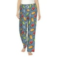 thumbnail image 1 of Xecao Fruit Ice Cream Women's Straight Lounge Pajama Pants: The Epitome of Relaxed Sleepwear, 1 of 9