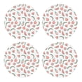 thumbnail image 1 of Xecao Fruit for MDF Cork Coaster 4 Pcs,Drink Coasters,Suit for House Warming Gifts New Home ,Coffee Table Decor-Round Shape, 1 of 7