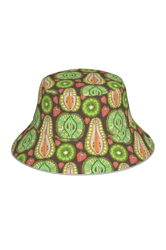 Fruits 1 Print Men and Women Night Reflective Hat Runner Cap Visor Bucket Hat Boonie Cap