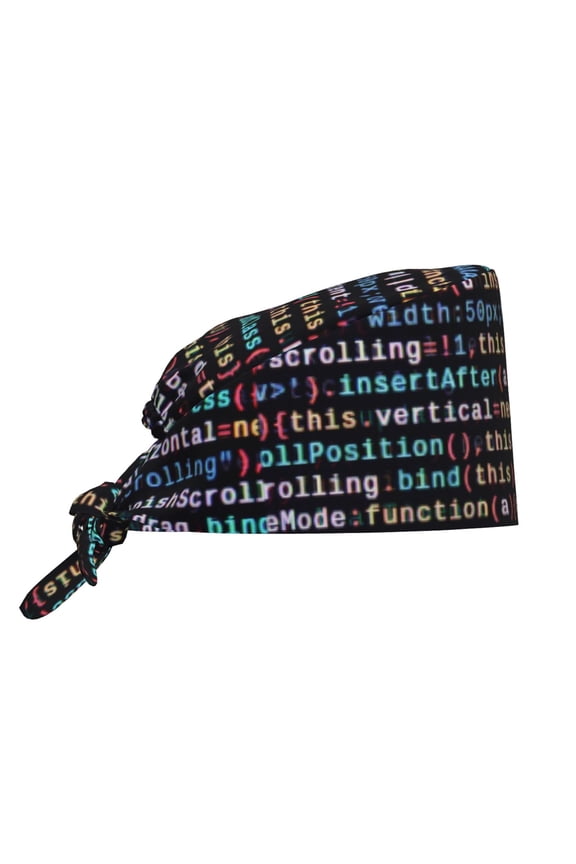 Function Source Code1 Print Men Women Adjustable Working Cap with Button Unisex Hats Sweatband