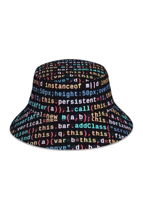 Function Source Code1 Print Men and Women Night Reflective Hat Runner Cap Visor Bucket Hat Boonie Cap