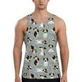 thumbnail image 1 of Xecao Funny Beagle Active Dog Men's Tank Top Workout Quick Dry Sleeveless Gym Jogging Muscle Shirts Summer Swim Beach Tops, 1 of 9