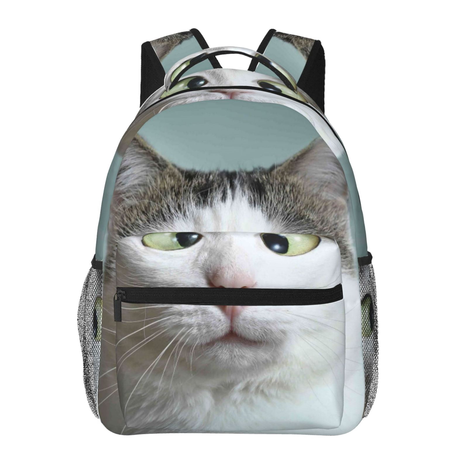 Xecao Funny Cat Backpack, a stylish and functional choice for both men and women, is the perfect basic bookbag for college, work, or travel