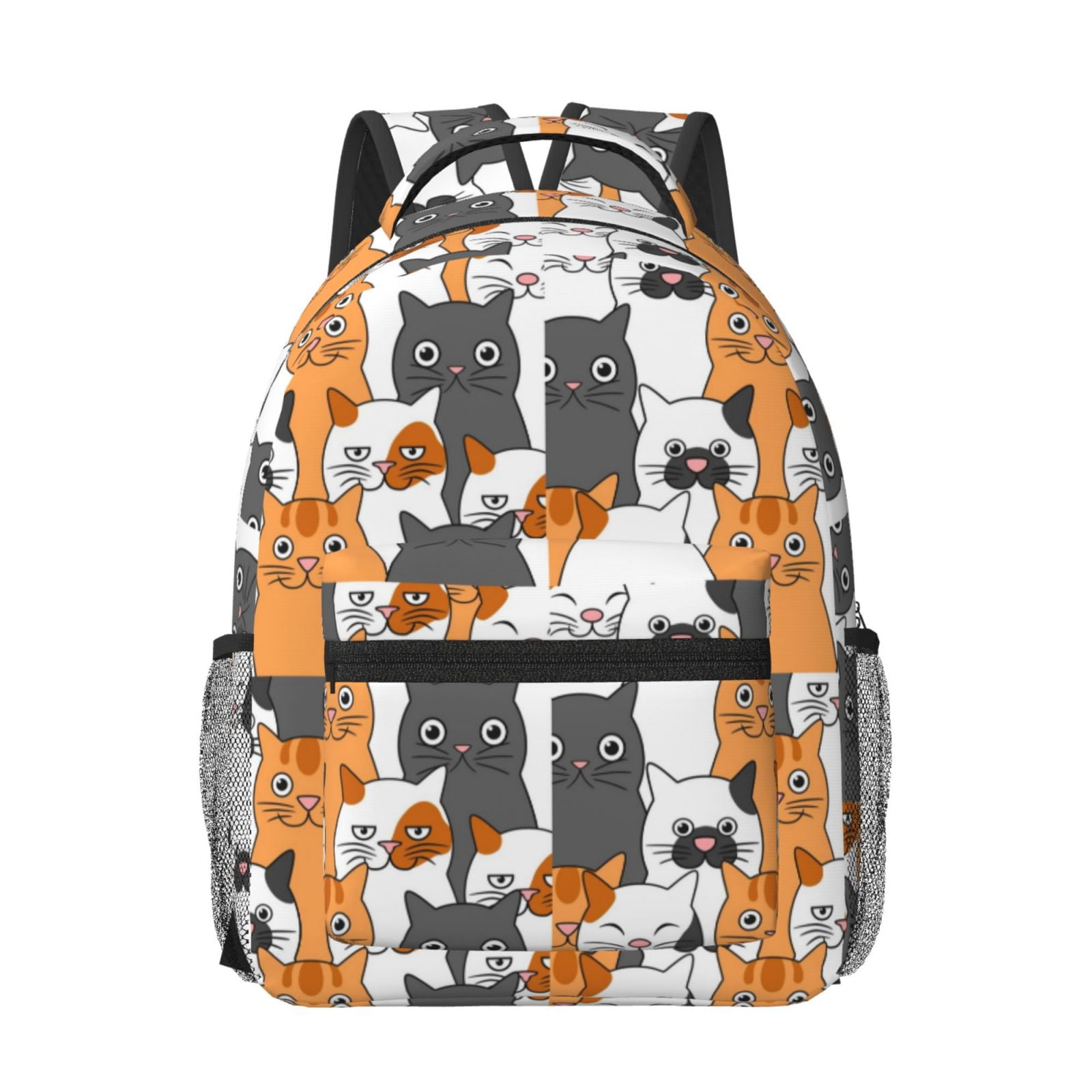 Xecao Funny Cats Travel Backpack: A spacious, stylish computer backpack ideal for men and women, perfect for college, school, or daily travels