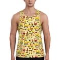 thumbnail image 1 of Xecao Funny Construction Vehicles Men's Tank Top Workout Quick Dry Sleeveless Gym Jogging Muscle Shirts Summer Swim Beach Tops, 1 of 9