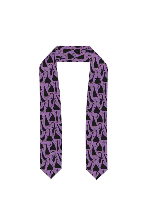 Funny Goose Print Graduation Shawl Stole Honor Stole Adult 72" Academic Commencements