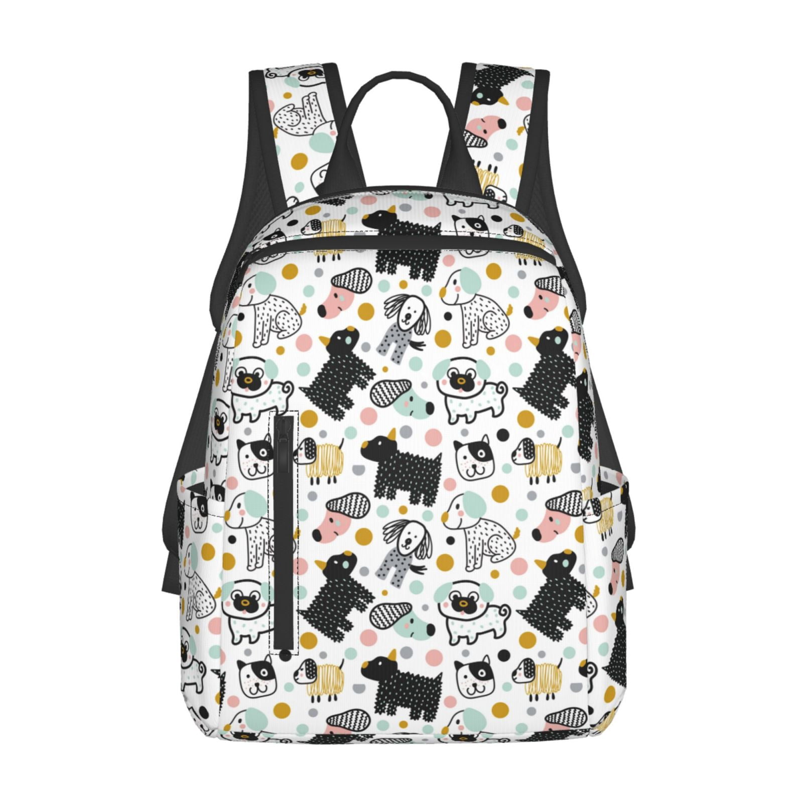 Mini Rucksack Comical Xecao Funny Puppy print Backpack For women men Aesthetic Lightweight ...