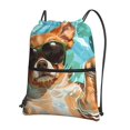 thumbnail image 1 of Xecao Funny Swimming Chihuahua for Drawstring Bags,Pull String Backpack Bags,String Bag Sackpack, 1 of 6