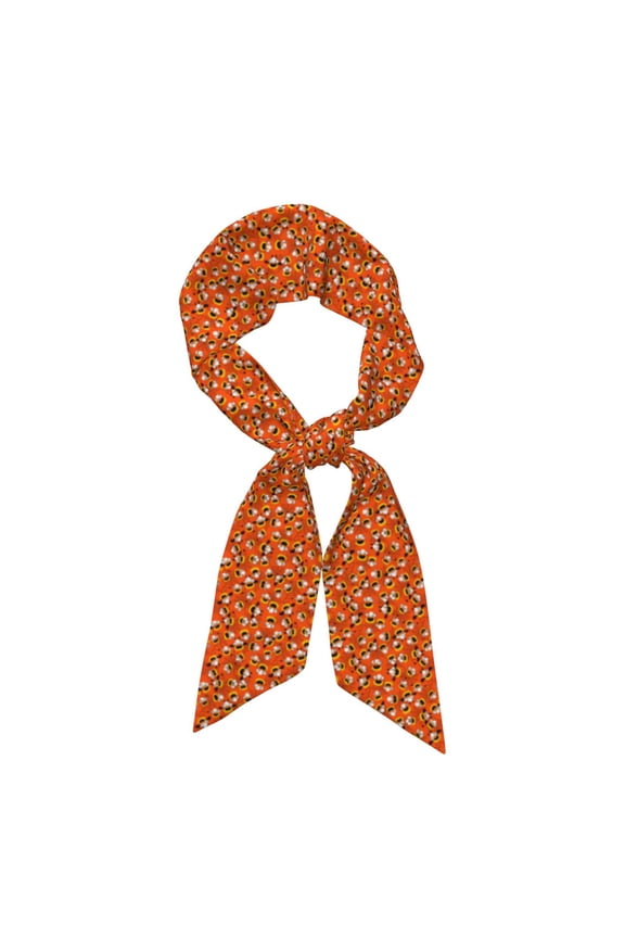 Funny corn spider web Pattern Large Satin Head Scarf - Satin Hair Scarves Silk Bandana Scarf Headscarf Silk Feeling Scarf for Women
