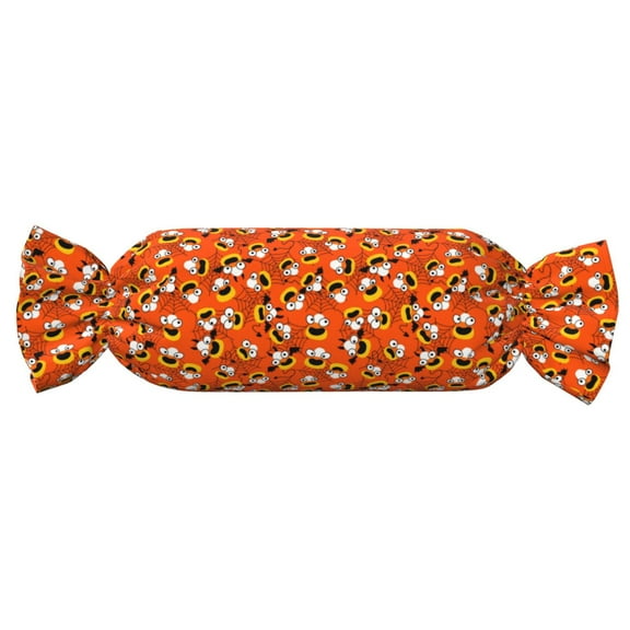 Xecao Funny corn spider web Print+Candy-Inspired Plush Pillow for Men Women Suitable for Beds, Sofas, Game Rooms Drawstring Closure