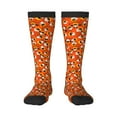 thumbnail image 1 of Xecao Funny corn spider web Print Compression Socks for Both Men And Women for Running, Travel, Flight, Nurse, 1 of 6