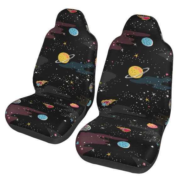 Xecao Galaxy Print Car Seat Cover in That Fits Most Cars, Vans, SUVs, and Trucks.