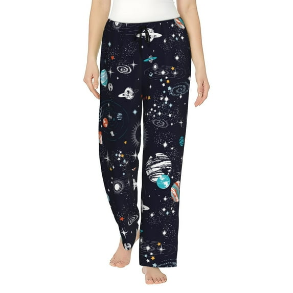 Xecao Galaxy2 Women's Straight Lounge Pajama Pants: The Epitome of Relaxed Sleepwear