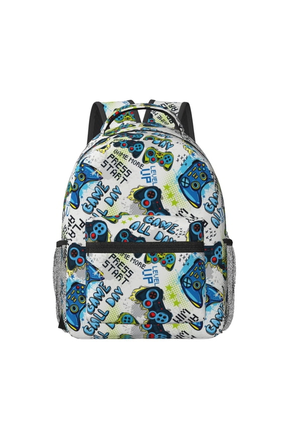 Game All Day Travel Backpack: A spacious, stylish computer backpack ideal for men and women, perfect for college, school, or daily travels