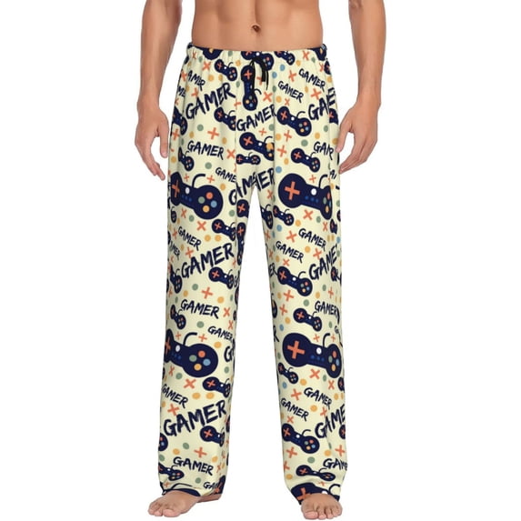 Xecao Game Controller Men's Straight Lounge Pajama Pants: The Ultimate in Comfortable Sleepwear