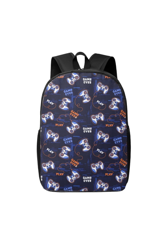 Game Pads print Travel Backpack, Large Computer Backpack for Men Women, College School Rucksack Book Bag