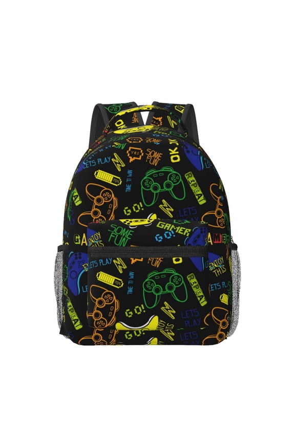 Game Play Travel Backpack: A spacious, stylish computer backpack ideal for men and women, perfect for college, school, or daily travels