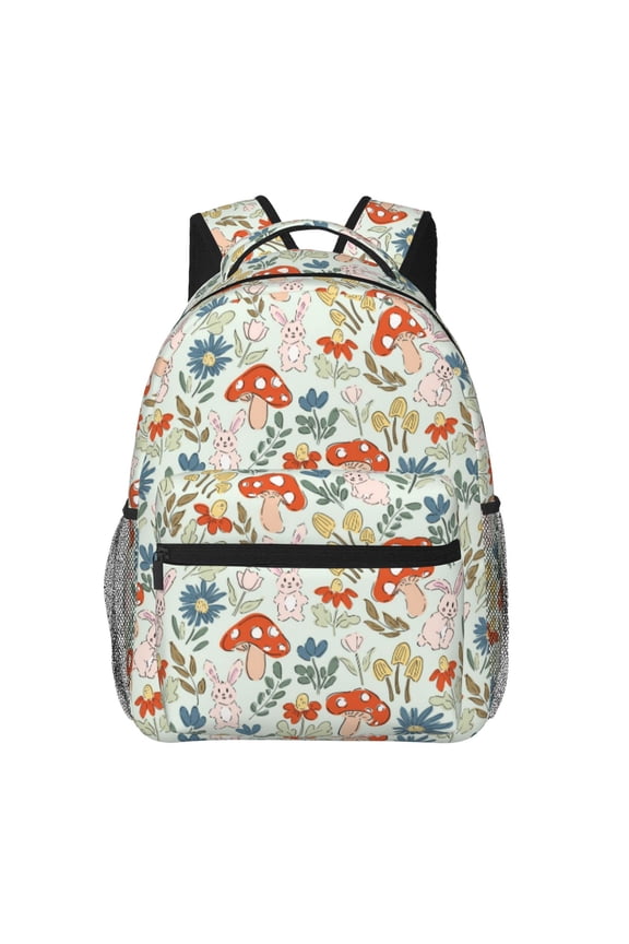 Garden Of Little Bunnies Backpack, a stylish and functional choice for both men and women, is the perfect basic bookbag for college, work, or travel