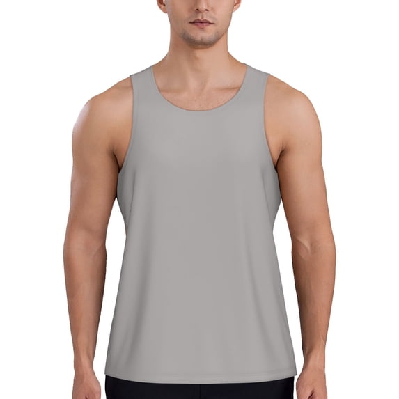 Xecao Gary Men's Tank Top Workout Quick Dry Sleeveless Gym Jogging Muscle Shirts Summer Swim Beach Tops