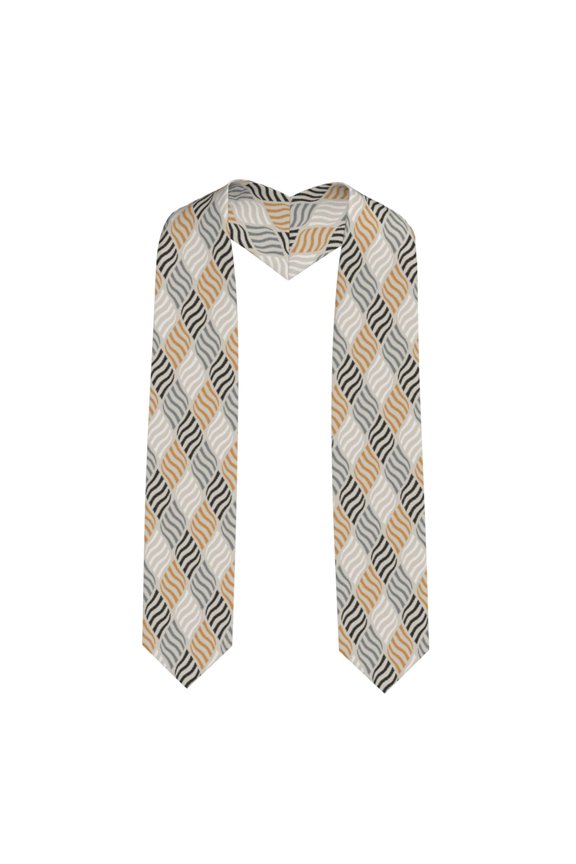 Xecao Geometric Print Graduation Shawl Stole Honor Stole Adult 72" Academic Commencements
