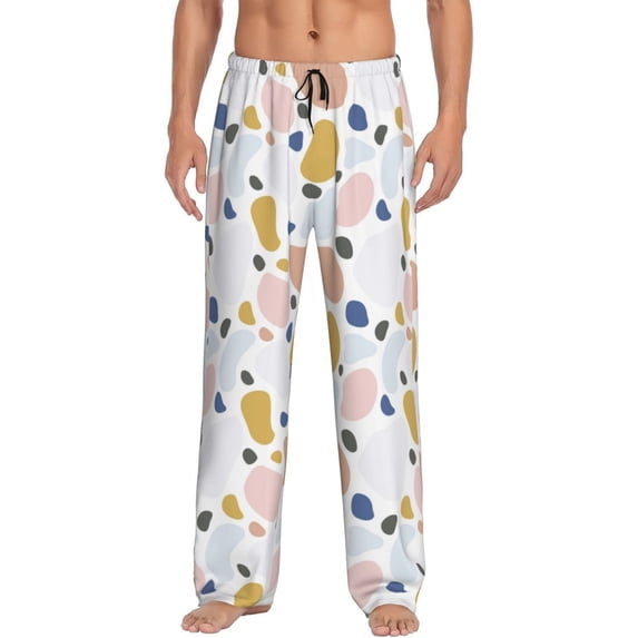 Xecao Geometric Spots Men's Straight Lounge Pajama Pants: The Ultimate in Comfortable Sleepwear
