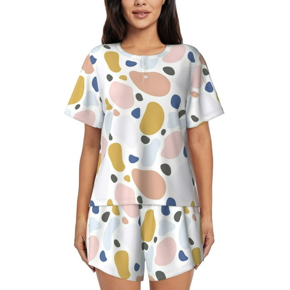 Xecao Geometric Spots print Swimsuit for women, Summer-ready, sporty style.Quick-dry fabric. Many sizes & colors.