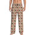 thumbnail image 1 of Xecao German Shepherd Dog Men's Straight Lounge Pajama Pants: The Ultimate in Comfortable Sleepwear, 1 of 9