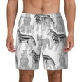 thumbnail image 1 of Xecao German Shepherd Dog for Men's Swimming Trunks Swim Trunks Quick Dry Swim Shorts with Mesh Lining Funny Swimwear Bathing Suits, 1 of 9