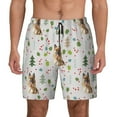 thumbnail image 1 of Xecao German Shepherd Dog for Men's Swimming Trunks Swim Trunks Quick Dry Swim Shorts with Mesh Lining Funny Swimwear Bathing Suits, 1 of 9