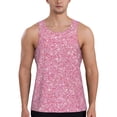 thumbnail image 1 of Xecao Glitter Men's Tank Top Workout Quick Dry Sleeveless Gym Jogging Muscle Shirts Summer Swim Beach Tops, 1 of 9
