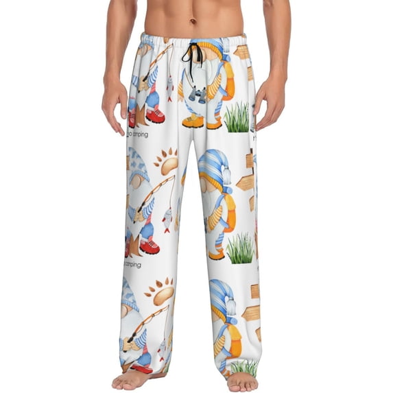 Xecao Gnome Camping Men's Straight Lounge Pajama Pants: The Ultimate in Comfortable Sleepwear